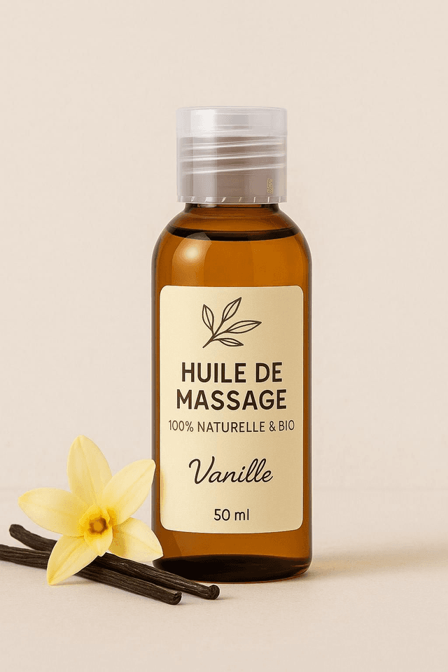 🌿 Huile de Massage Vanille – 50ml