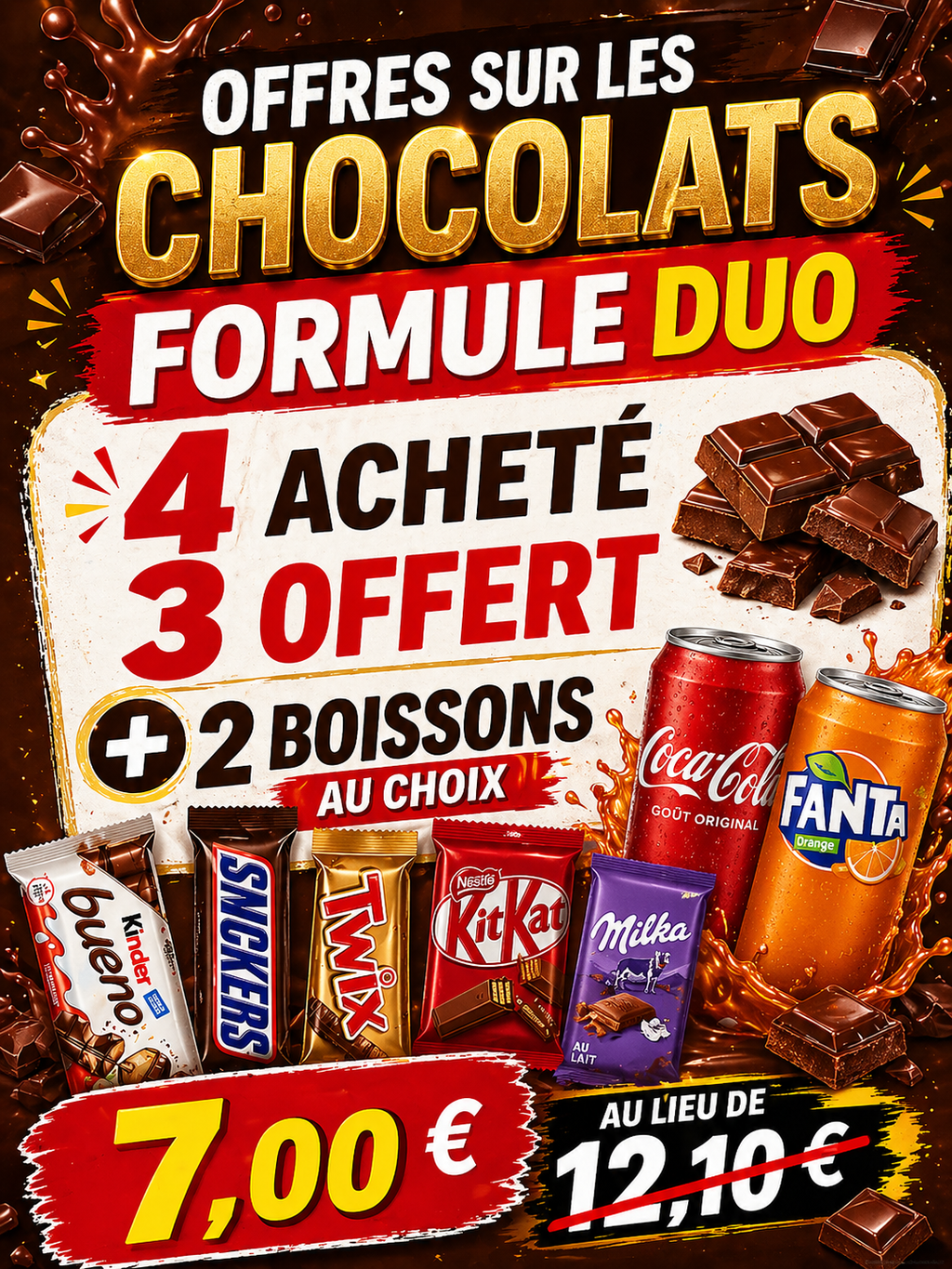 Formule chocolat DUO